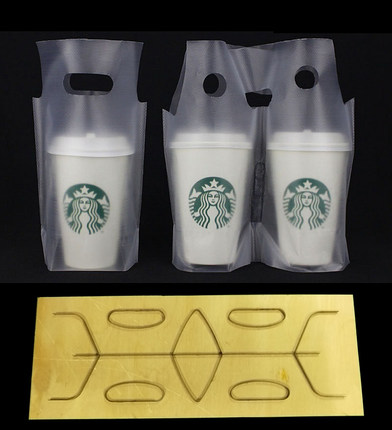 Laser cutting mold for Drink doggy bag